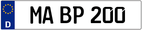 Truck License Plate